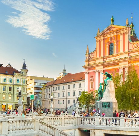 Ljubljana on a sunny day
