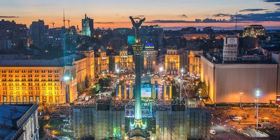City scape photo of Kyiv