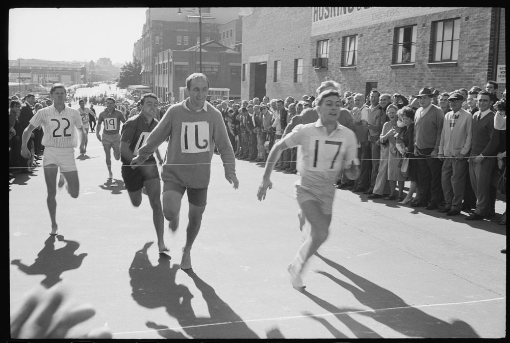 Pat running the Hungry Mile run