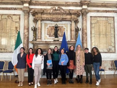 A welcome reception was held for the Latin America Fellows in Iveagh House on 16 October 2023.