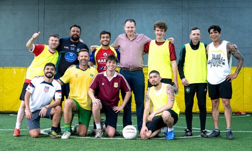 Group photo of Bogota GAA team