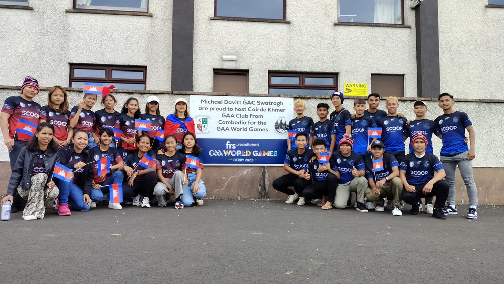 Cairde Khmer in Derry for the World GAA Games