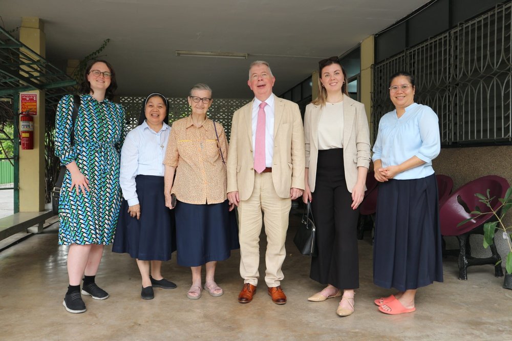 Sr Louise and Good Shepherd Sisters with the Embassy Team