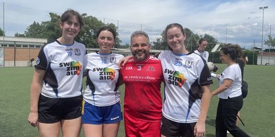 Four members of the Slovak Shamrocks team