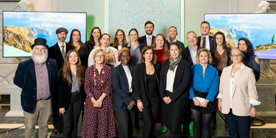 Group photo of Team Ireland in Lyon