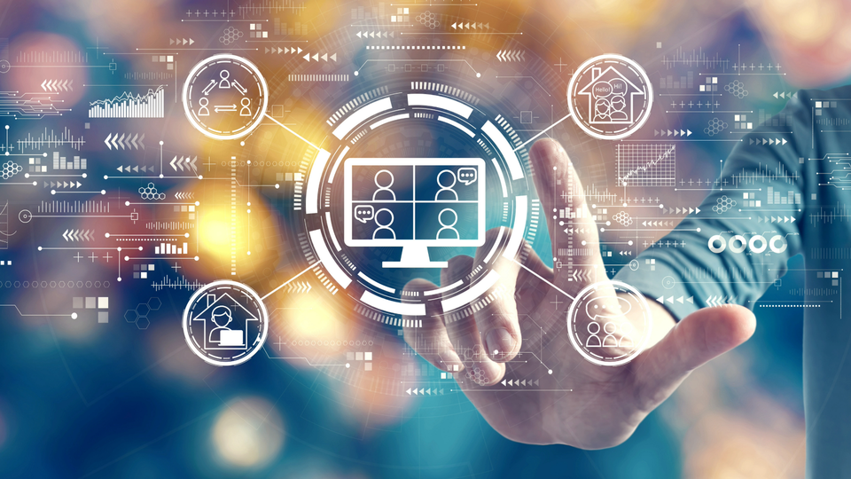 Touch screen with nodes