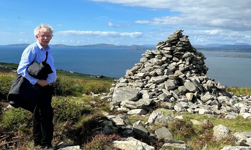 John Minahane in Cape Clear