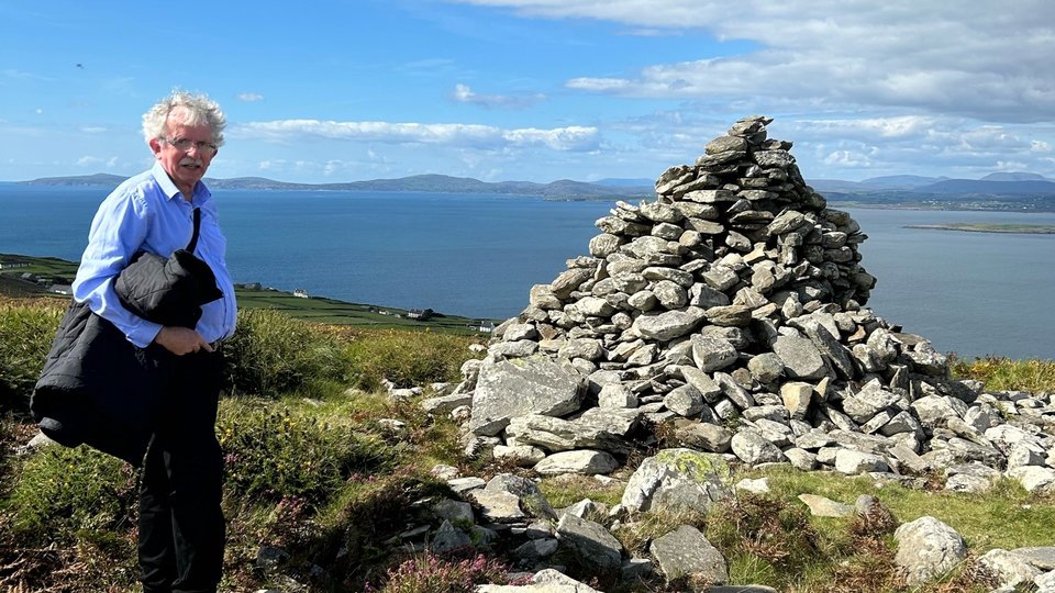 John Minahane in Cape Clear