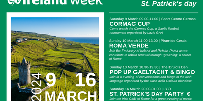 Ireland Week in Rome Programme EN