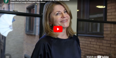 A YouTube thumbnail of a woman smiling
