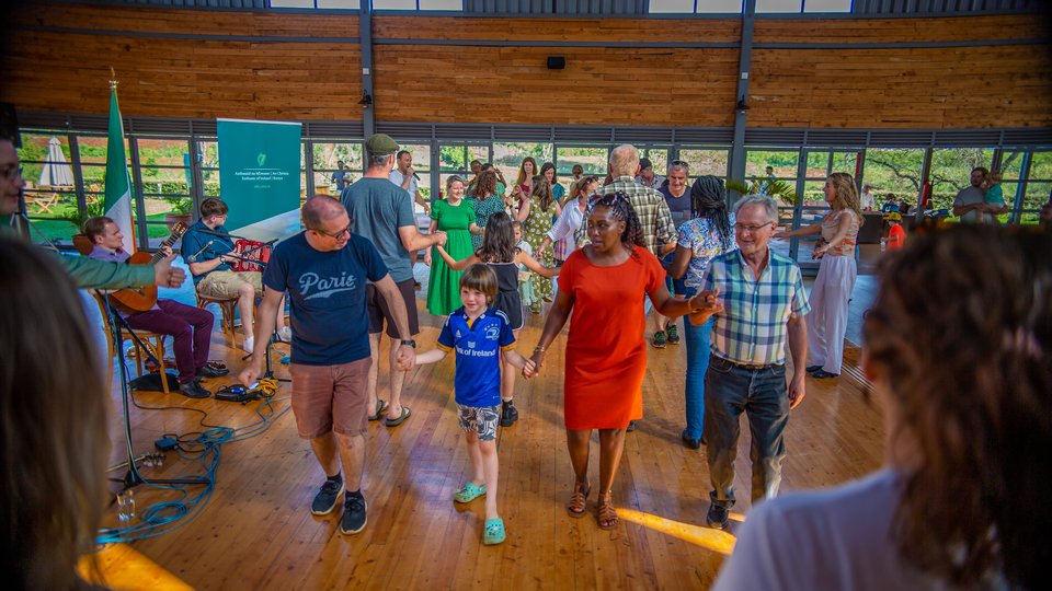 Irish and Kenyan dance workshop