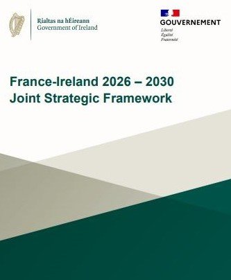 Document cover reading France-Ireland 2026 – 2030 Joint Strategic Framework