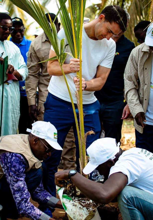 Minister Jack Chambers in Senegal.
