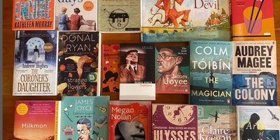 Collection of classic and contemporary Irish books