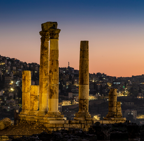 The Temple of Hercules in the Amman Citadel