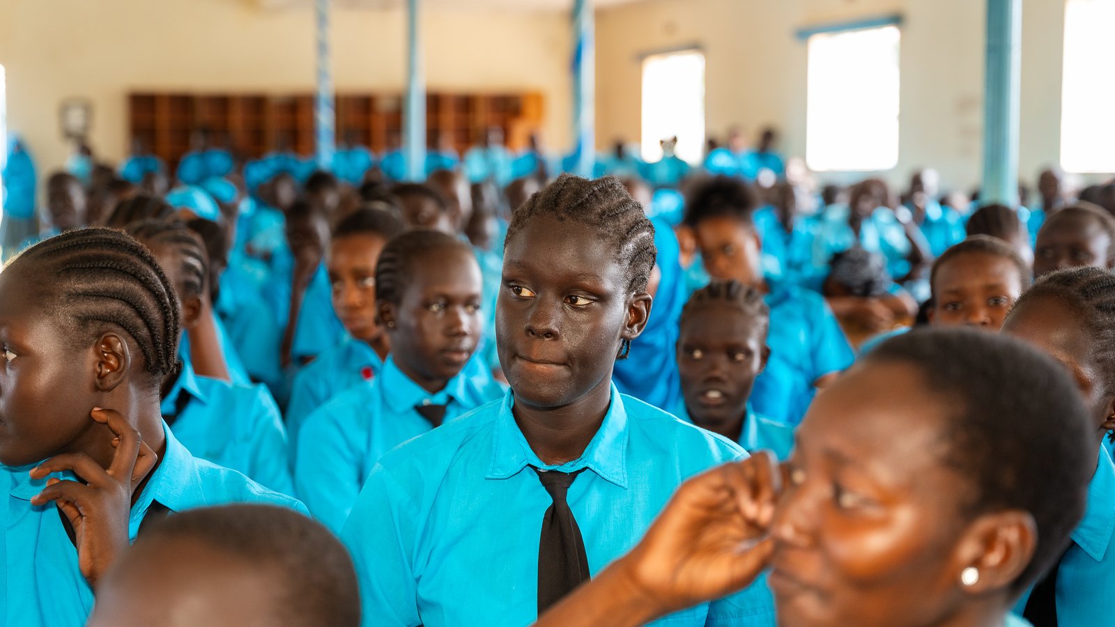 Students waiting to participate in Young Scientist Kenya