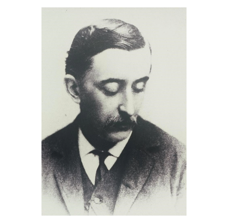 Man looking towards the ground