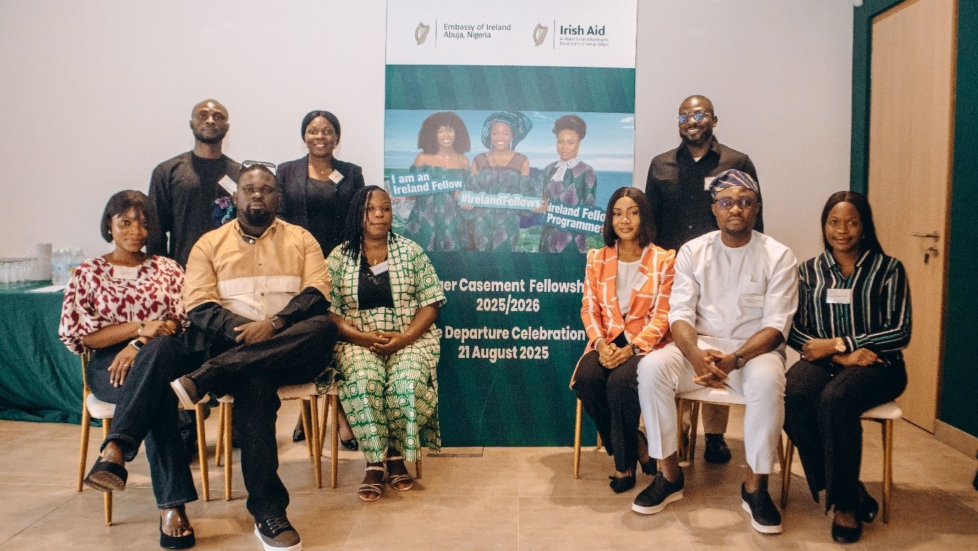 group photo of Ireland Fellows
