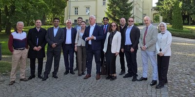 A group of economic counsellors during a study visit.