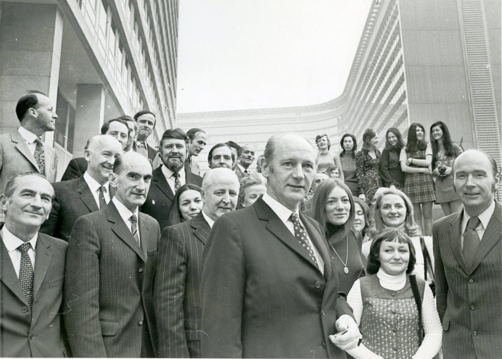 Lynch, Hillery and Negotiators, 1972 (UCDA, P205-182)