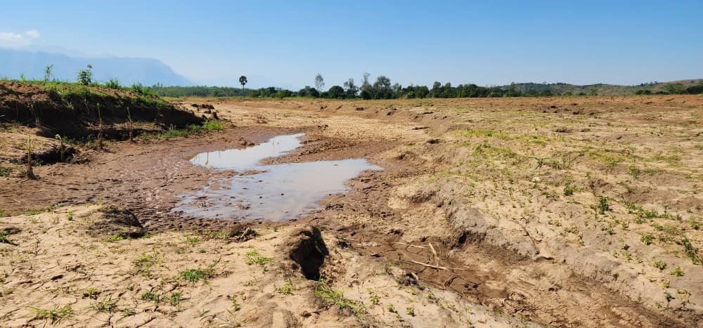 Margret’s washed away field due to flooding as a result of Tropical Cyclone Freddy.