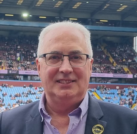 Man wearing glasses and a shirt in Croke Park