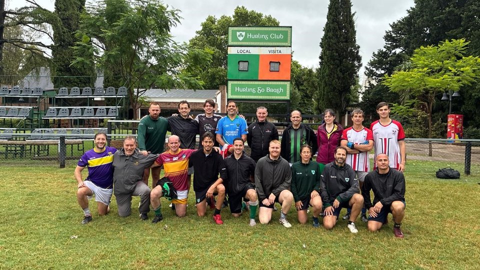 Members of The Hurling Club Buenos Aires