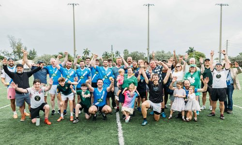 Players & fans at the GAA Showcase in Miami Beach in 2025
