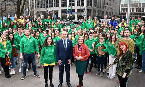 Michael Martin, Helena Nolan and Irish Community