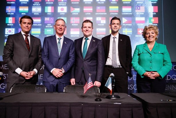 Irish signing of the Artemis Accords at NASA