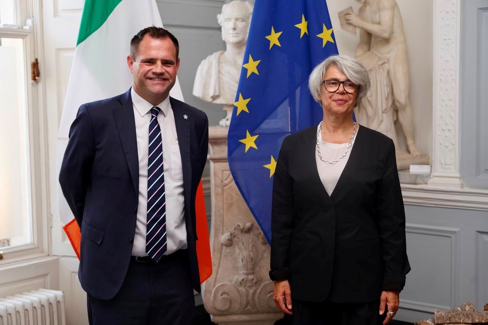 Minister Neale Richmond meeting Annette Weber, EU Special Representative (EUSR) for the Horn of Africa