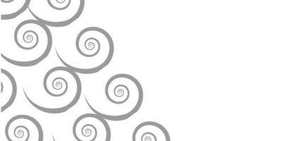 abstract swirly design as a likeness of the new zealand fern