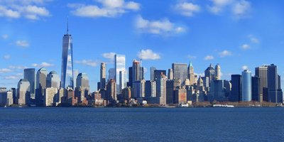 Skyline view of New York