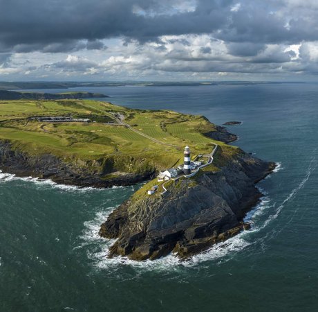 Aerial view of Kinsale Head