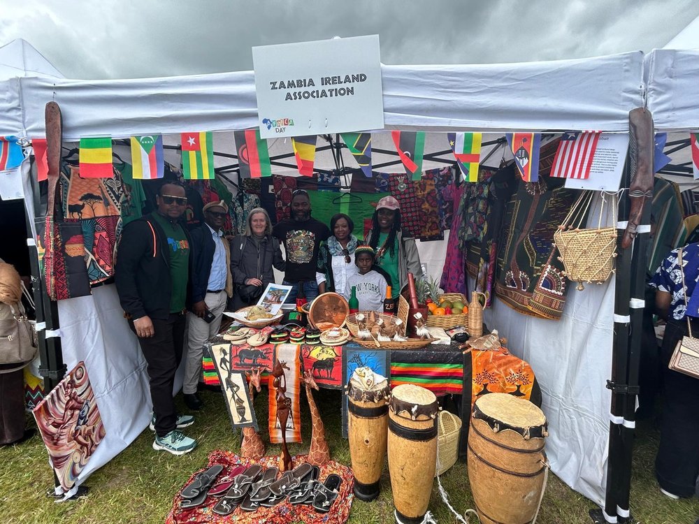 Zambians in Ireland celebrating Africa Day