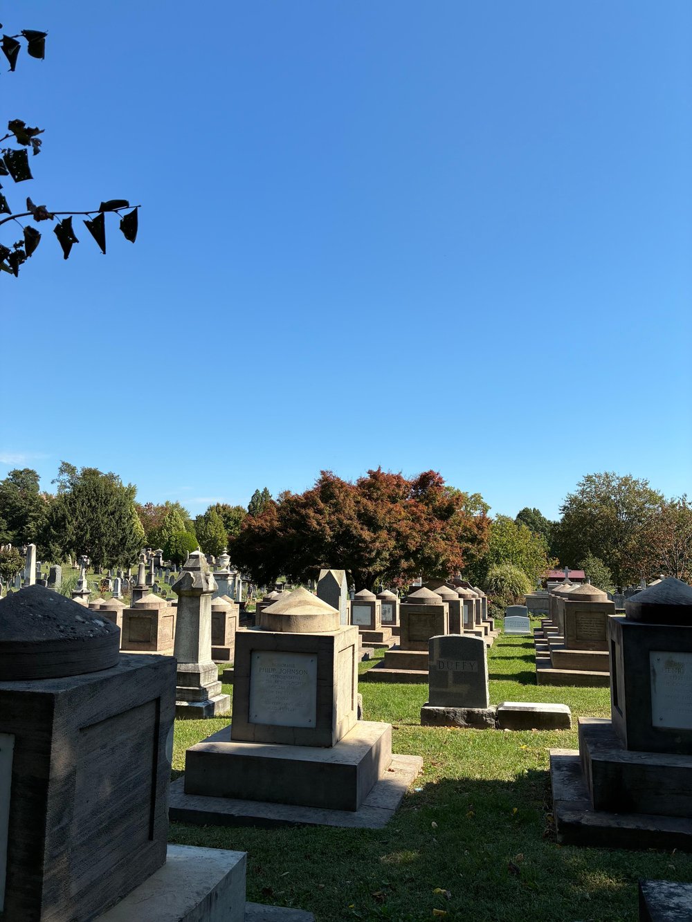 Graves at congressional cemetery