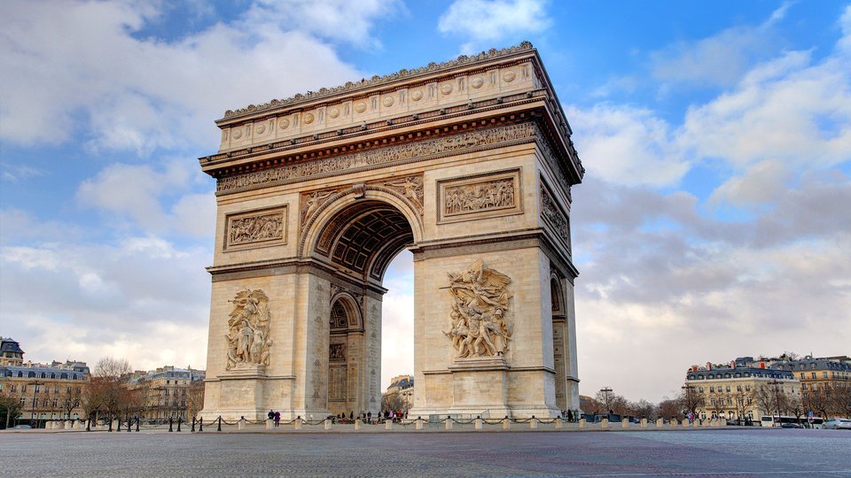 Arc de Triomphe in Paris, France