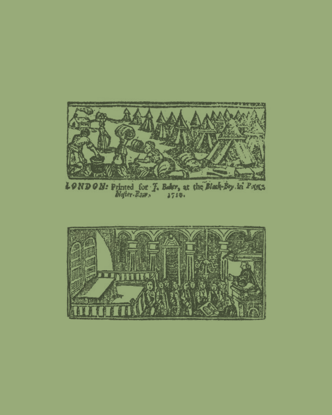 Palatine Camp London and Palatines in Savoy Church London