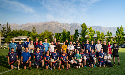 Group photo of Los Andes de Santiago GAA Club