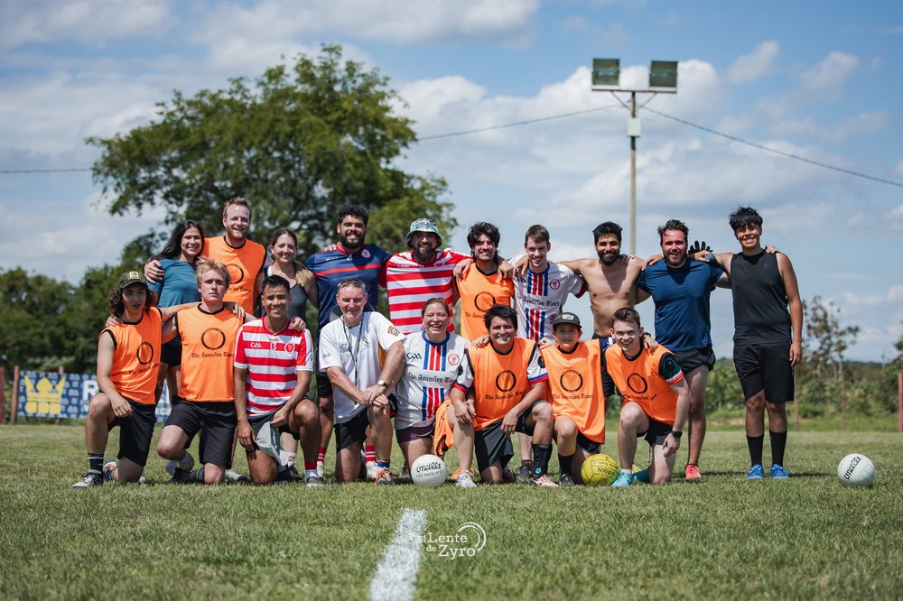Las Arpas team photo in Asunción, Paraguay