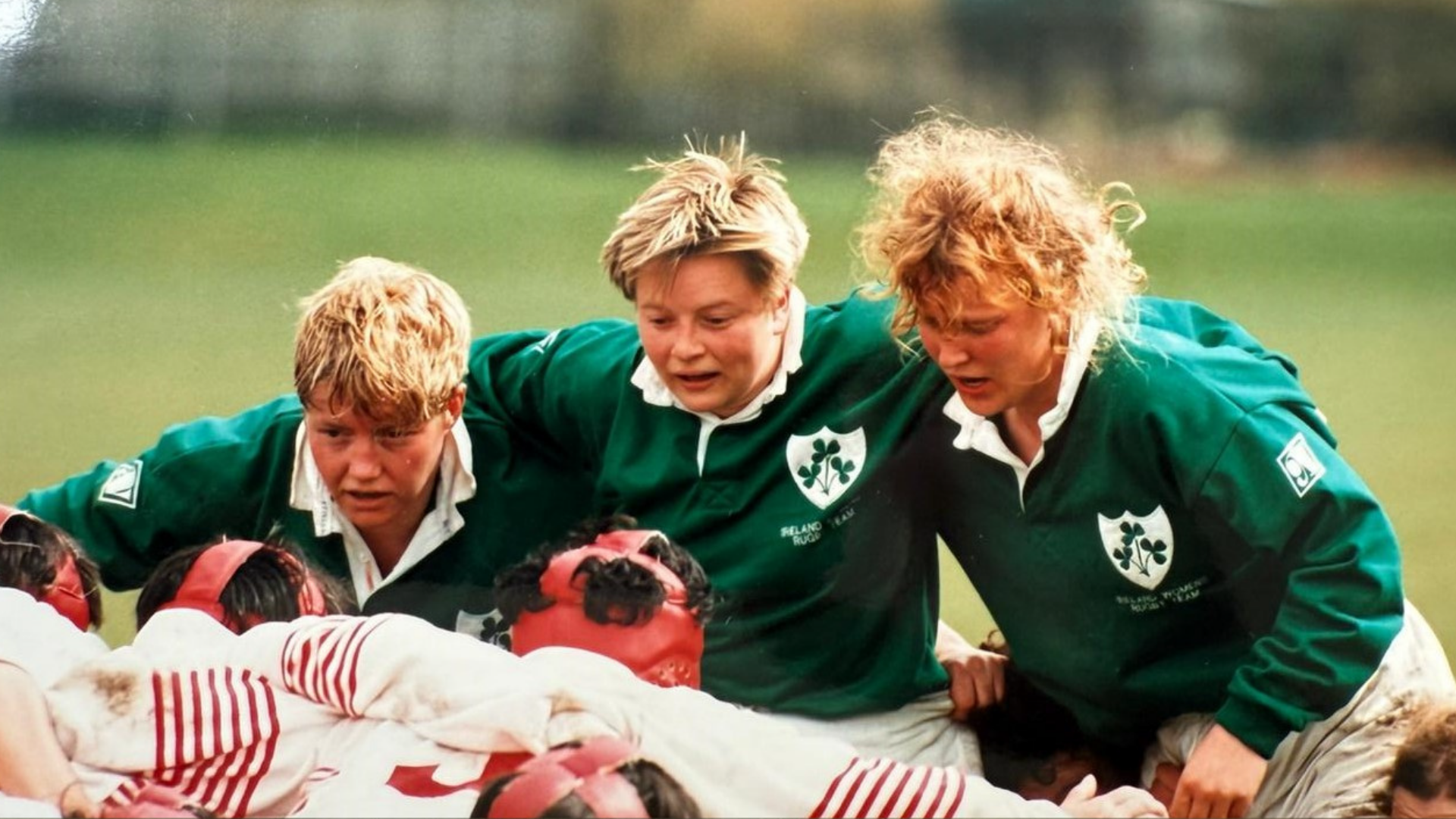Three players bracing for play