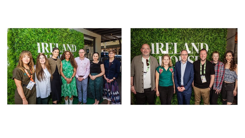 Filmmakers and TV industry professionals at Ireland House SXSW