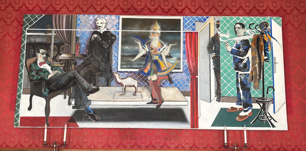Proust and Joyce painting
