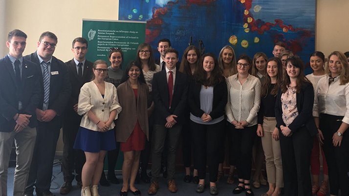 Image of all of the visitors