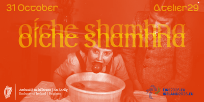 Poster for Oíche Shamhna party, location Atelier29 date 31 October