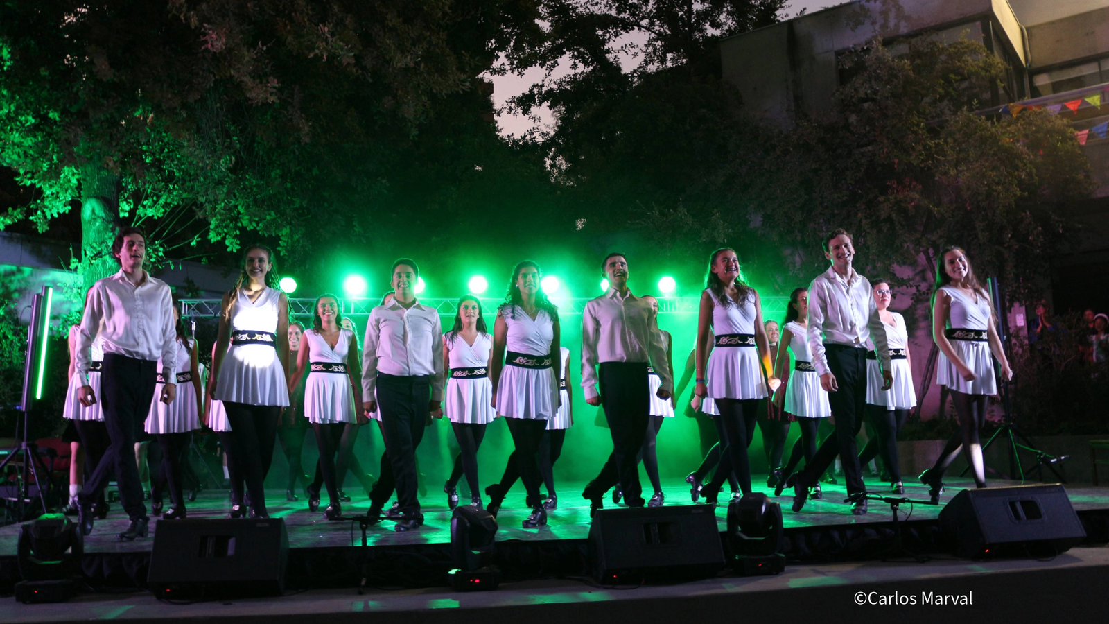 Dancers for St Patrick's Day celebration at Las Condes in 2025