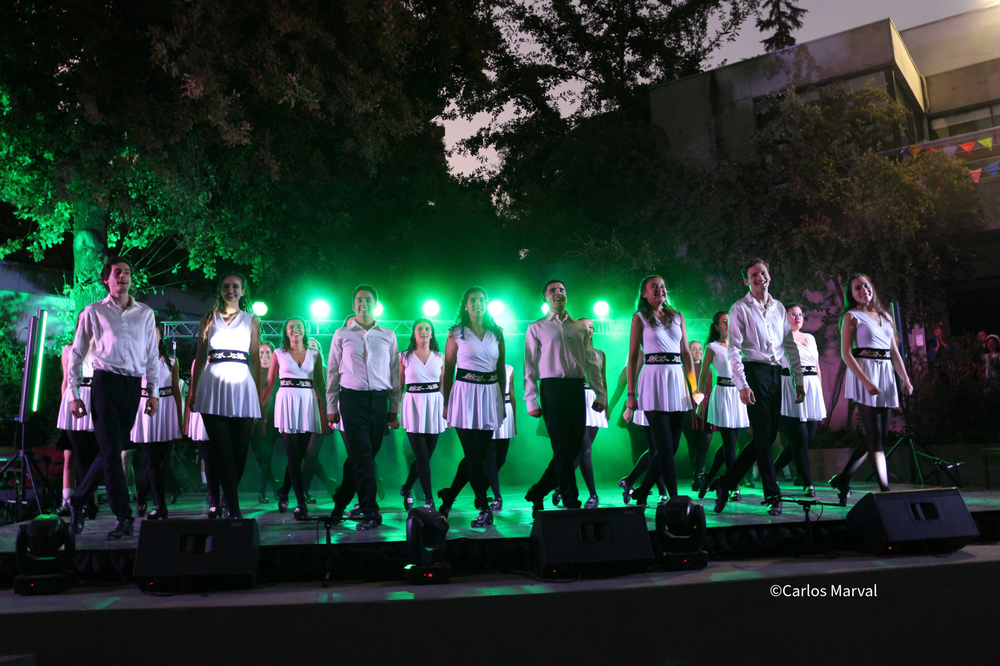 Dancers for St Patrick's Day celebration at Las Condes in 2025