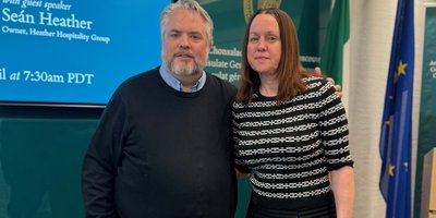 Séan & Máire full vertical shot - Copy