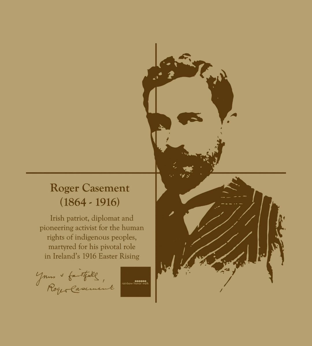 Plaque dedicated to Roger Casement