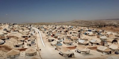 view of camp in Syria